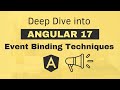 Deep Dive into Angular: Event Binding Techniques