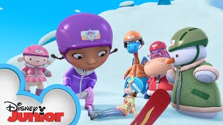 Snowboard Girl☃️| Doc McStuffins Arctic Rescue | Disney Junior