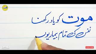 Urdu calligraphy with cut marker 2 in 1,  0405