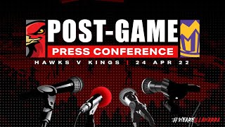 Hawks vs Kings: Harry Froling and Brian Goorjian press conference