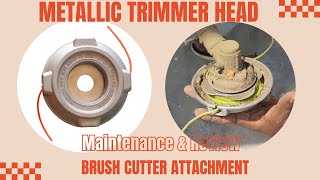 A better metallic nylon trimmer for brush cutter. #garden #farming #brushcutter