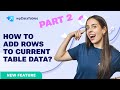 How to Add Rows in source data in WordPress | wpDataTables Tables & Charts plugin