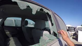 How Thieves Break Your Car Window Quietly with a Center Punch