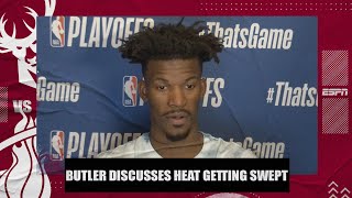 Jimmy Butler speaks after the Heat’s elimination from the playoffs | NBA on ESPN