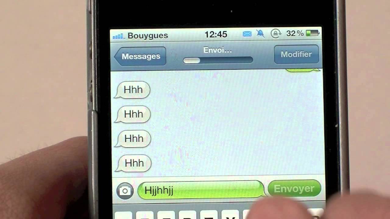 Envoyer Plusieurs SMS En Même Temps, Un Sms Bomber Pour IPhone! - YouTube