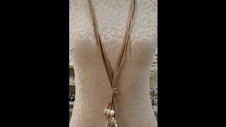 Must Know Monday (4/3/17) Suede Knotted Pearl Necklace