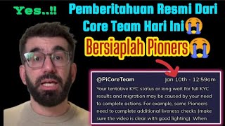 Pemberitahuan Resmi🤲 Langsung Dari Core Team untuk semua Pioners, menjelang Open Mainet😭 Penting..!!