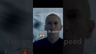 Rap god at 2x speed is fire🔥🔥#eminem #rapgod #rap #fire