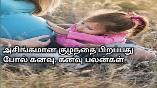 அசிங்கமான குழந்தை பிறப்பது போல் கனவு. கனவு பலன்கள்