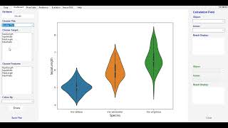 Data visualization app with tkinter python