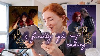 this ACOTAR inspired duology is finally over (these hollow vows, these twisted bonds) reading vlog
