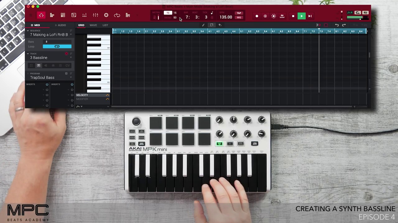 MPC Beats Masterclass | Adding A Bassline - YouTube