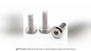 5-20pcs 304 Stainless Steel Large Flat Hex Hexagon Socket Head Allen Furniture Rivet Screws Connecto