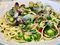 Spaghetti Zucchine e Vongole | Spaghetti Zucchini and Clams