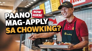 Paano Mag-apply sa Chowking? (Step-by-Step Guide!)