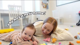 OUR DAUGHTER’S NEW NAME!!!