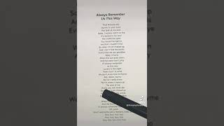 Enjoy #alwaysrememberusthisway #karaoke #lyrics #music #singing #therapy #singalong #ladygaga #fyp