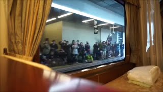 トワイライトエクスプレス大阪駅発車～新大阪駅まで左側車窓(2号車スイート車内より)