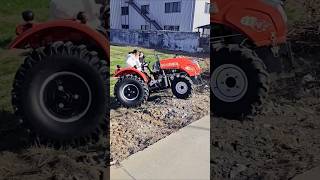 504 Greenhouse King Tractor4WD Tractor Greenhouse King Tractor#ruralManagement rotary tiller #504