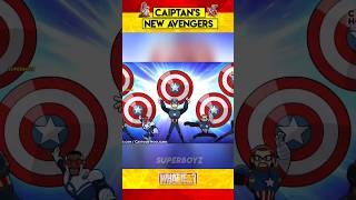 Caiptan America's New Avengers Team #shorts
