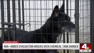 Garden Grove tank leak evacuees bring small animals to center in Anaheim