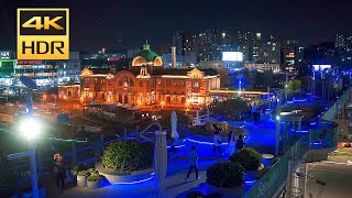 Walk to Seoullo 7017 to enjoy the beautiful night view of Seoul Station - 4K HDR