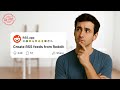 Create an RSS Feed from Reddit (Subreddits & Search)