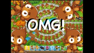 Round 100 with Dart Monkeys only???