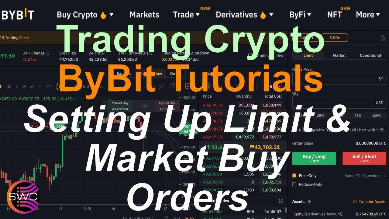 ByBit Trading Tutorials: How To Trade Crypto - Setting Up Limit Buy ...