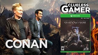 Clueless Gamer: "Shadow Of War" With Kumail Nanjiani | CONAN on TBS
