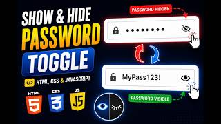 Show & Hide Password Toggle with JavaScript