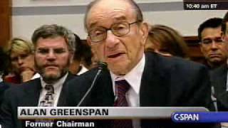 Waxman to Greenspan: Were You Wrong?