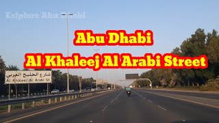 Al khaleej Al Arabi Street Towards Abu Dhabi international Airport | Driving Tour #uae #abudhabi