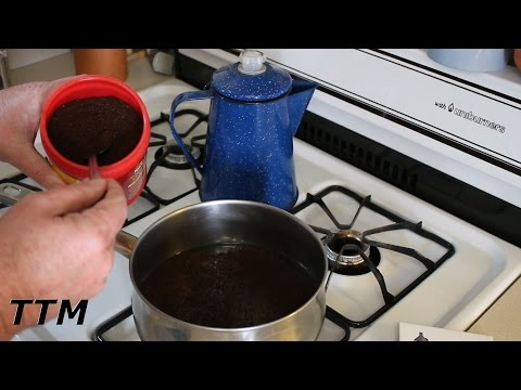 How to Make Coffee without a Coffee Maker~Stovetop Cowboy Coffee in a Sauce Pan How to Make Coffee without a Coffee Maker~Stovetop Cowboy Coffee in a Sauce Pan