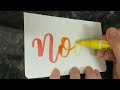 noah modern calligraphy name real time lettering