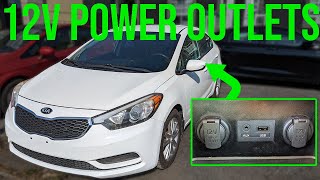 How to Fix 12V Power Outlet/Cigarette Lighter - Kia Forte (2014-2018)