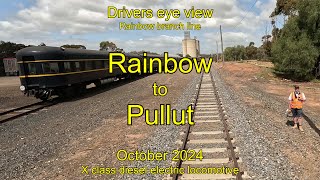 Drivers eye view, Rainbow to Pullut, Oct 2024