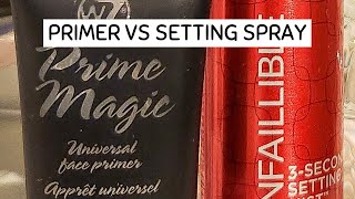 L’Oreal Infallible 3-Second Setting Spray \u0026 Magic Prime Cream Review | First Impressions \u0026 Wear Test