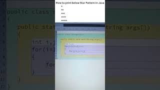 Print left diagonal Star Pattern in Java | Easy for Beginners #learnjava #javatutorial #ytshorts