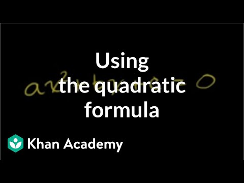 Example: Quadratics in standard form | Quadratic equations | Algebra I | Khan Academy Example: Quadratics in standard form | Quadratic equations | Algebra I | Khan Academy