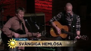Melodifestival för hemlösa - Nyhetsmorgon (TV4)