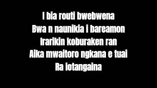 Bwebwen ueen te kai kiribati karaoke