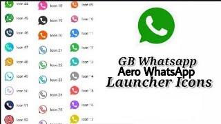 how to change Aero WhatsApp icon's|gb Whatsapp.