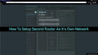 Setup Second Router as its own Network