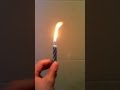 (Slow motion) Flaming candle