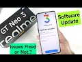 Realme GT Neo 3 Software Size & features issues fixed or not 🔥🔥🔥