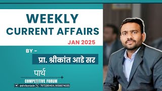 PARTH Competitive Forum is live Weekly current affairs lecture 2025