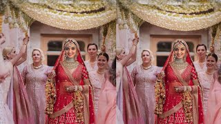 Kiara Advani's grand Entry at her Royal Wedding with hubby Sidharth Malhotra with her Family