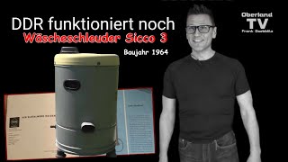 DDR funktioniert noch   Wäscheschleuder Sicco 3 Baujahr 1964