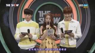 【朴智妍吧中字】150324 The Show - T-ara Jiyeon MC Cut